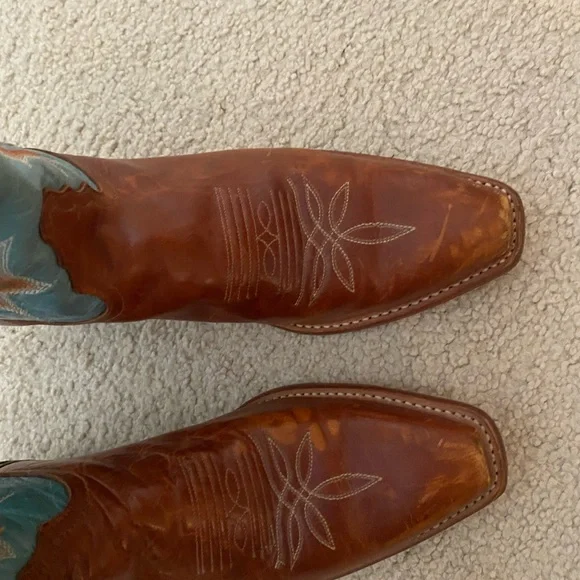 Womens Tony Llama leather cowboy boots - Picture 6 of 9